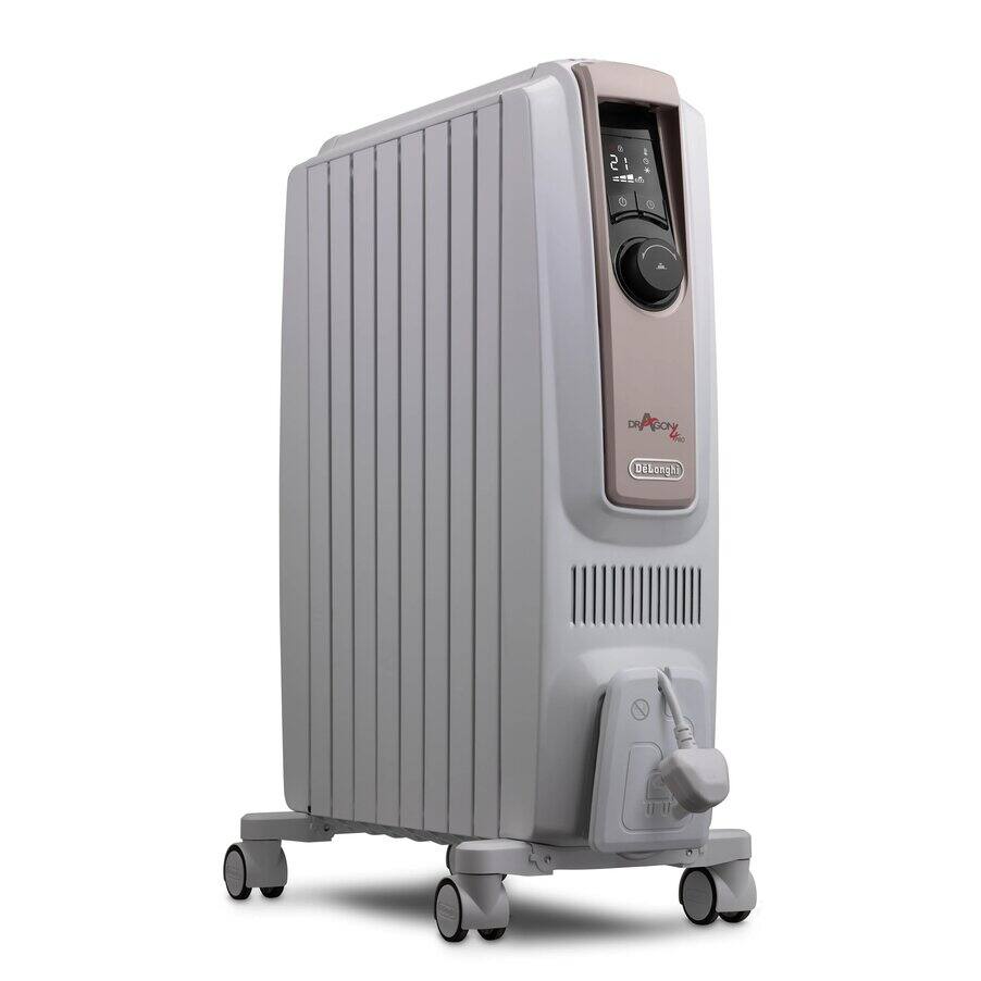 Dragon 4 Pro Oil Filled Radiator - 2.5KW - Digital Timer Interface