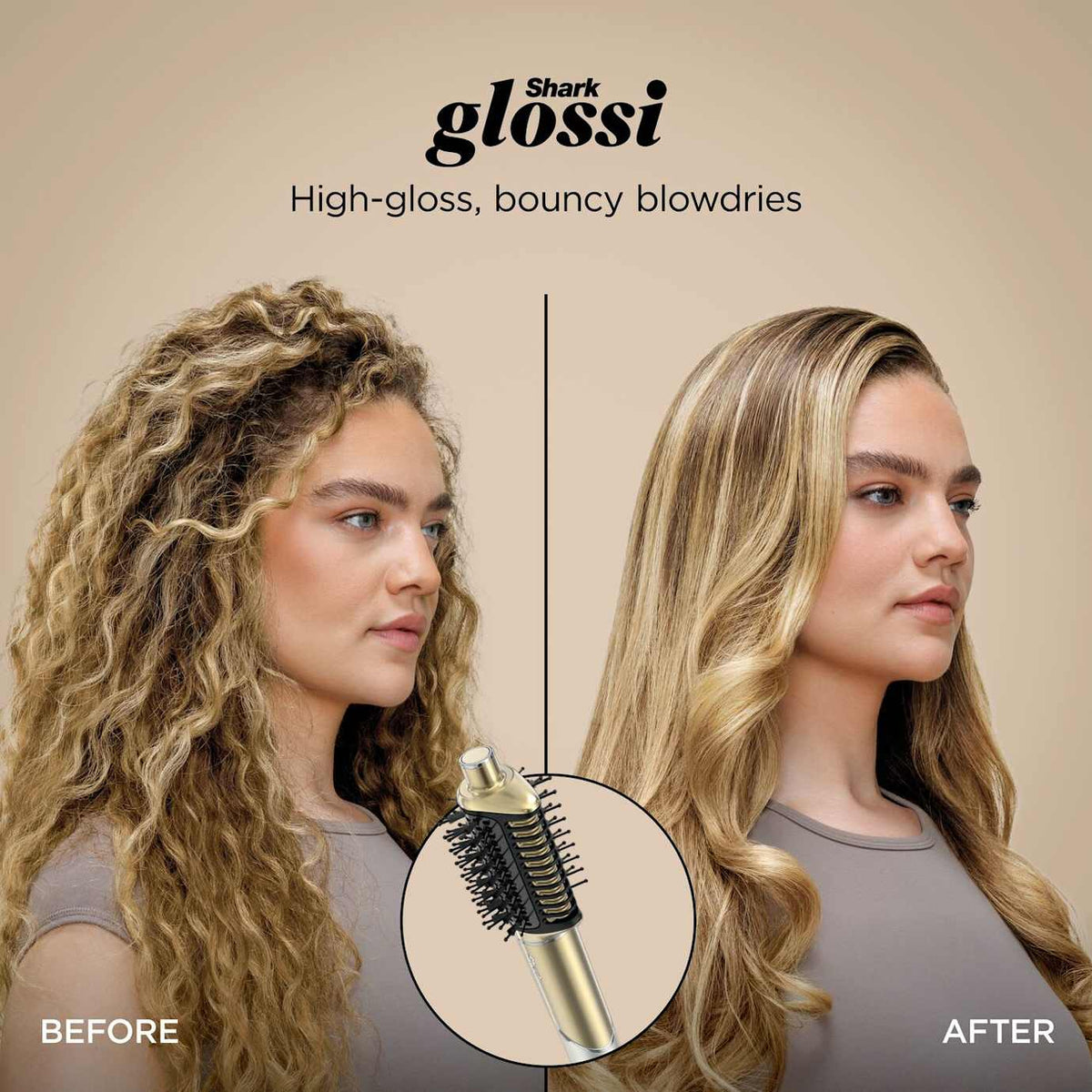 Shark Glam Ceramic & Air Styling and Drying System with FrizzFighter HD6051SUK