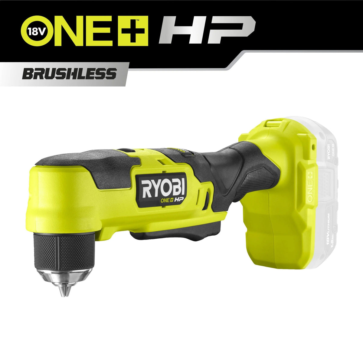 RYOBI 18V ONE+ HP Compact Brushless Angle Drill – Bare Tool